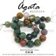 Ágata Musgosa bola facetada 12 mm