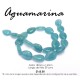 Aguamarina gota 18mm x 14mm