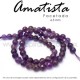 Amatista bola facetada 6.5mm