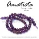 Amatista bola facetada 6.5mm