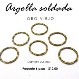 Argolla soldada