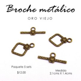 Broche marinero rombo