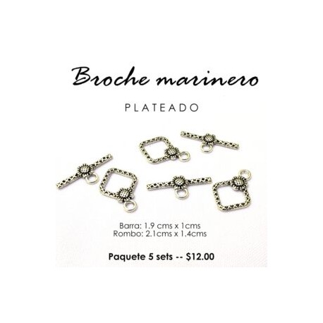 Broche marinero rombo