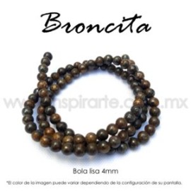 Broncita bola lisa 4mm