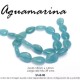 Aguamarina gota 18mm x 14mm