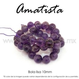 Amatista bola lisa 10mm