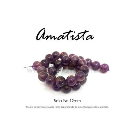 Amatista bola lisa 12mm