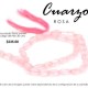 Cuarzo rosa facetado 9mm x 6mm