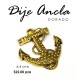 Dije ancla dorada