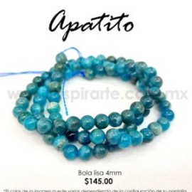 Apatito bola lisa 4mm