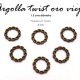 Argolla twist 1.5 cms