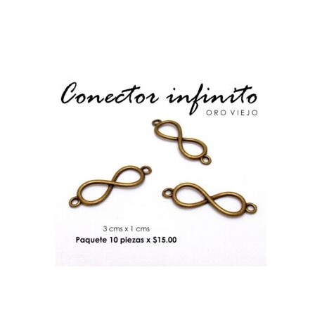 Dije infinito oro viejo