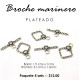 Broche marinero rombo