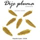 Dije pluma dorada