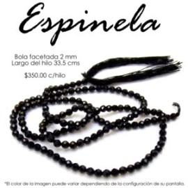 Espinela facetada 2mm