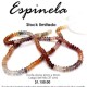Espinela multicolor dona 4mm x 2mm