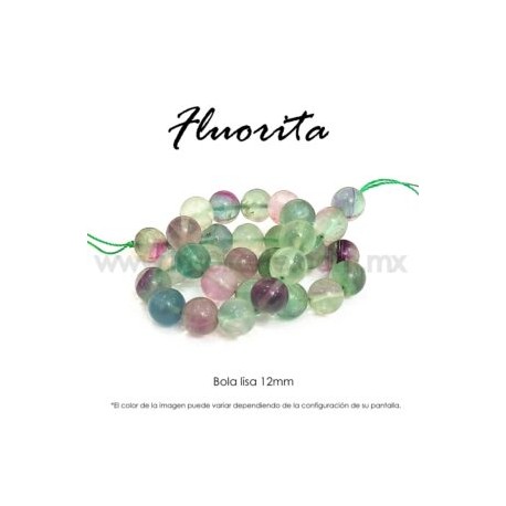 Fluorita bola lisa 12mm