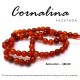 Cornalina facetada 6mm