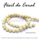 Fósil de coral, bola lisa 8.5mm