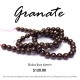 Granate, bola lisa 6mm
