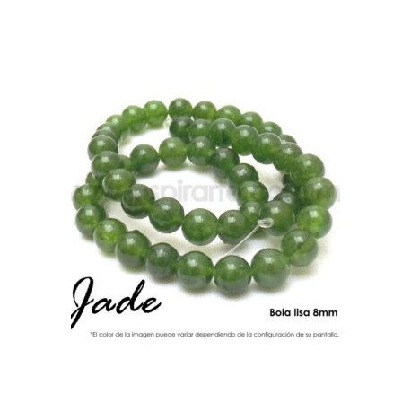 Jade, bola lisa 8mm