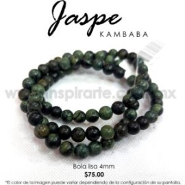 Jaspe Kambaba bola lisa 4 mm