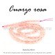 Cuarzo rosa bola 4mm