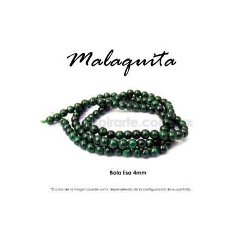 Malaquita bola lisa 4mm