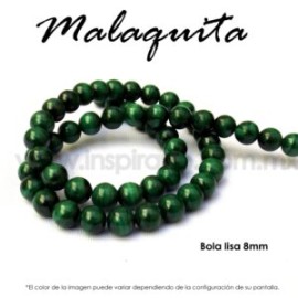 Malaquita bola lisa 8mm