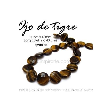 Ojo de tigre, luneta 18mm