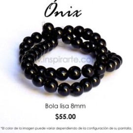 Ónix, bola lisa 8mm