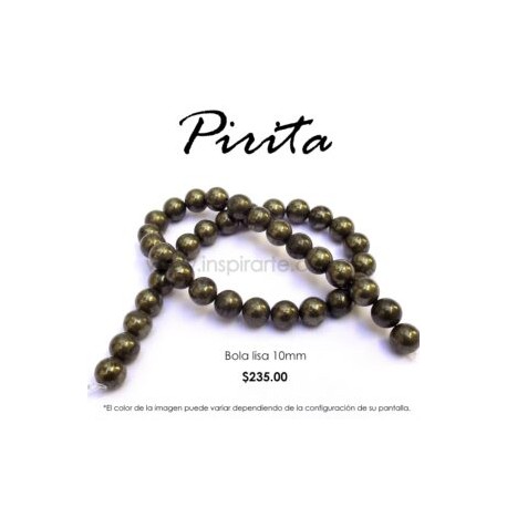 Pirita, bola lisa 10mm