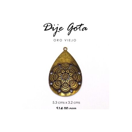 Dije gota oro viejo