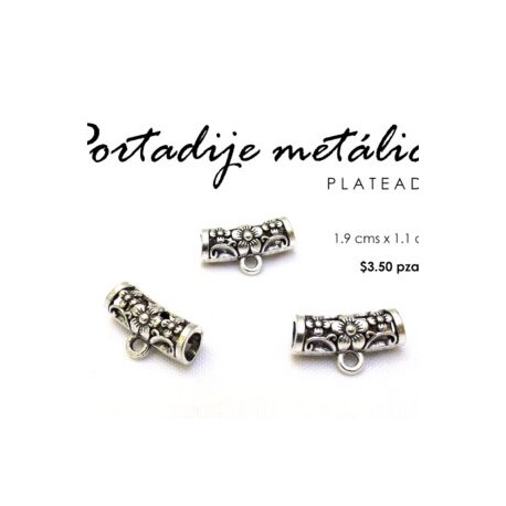 Portadije metálico 1.9 cms x 1.1 cms