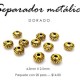 Separador dona, dorado