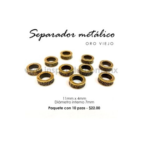 Separador rondel 11mm x 4mm