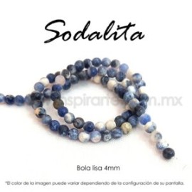 Sodalita bola lisa 4 mm