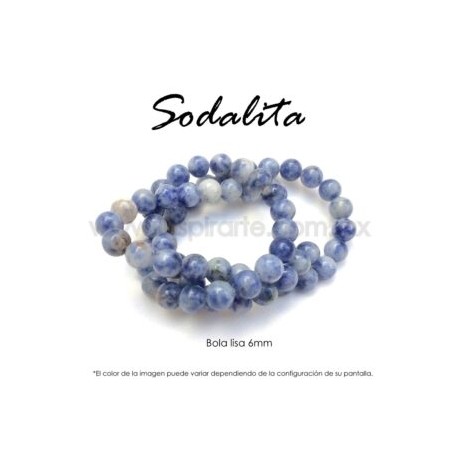 Sodalita, bola lisa 6mm