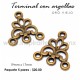 Terminal 3 argollas 19mm x 17mm