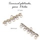 Terminal 5 argollas 2.7 cms x 0.9 cms