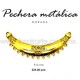 Dije pechera con argollas 9.3 cms