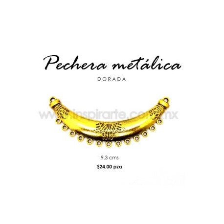 Dije pechera con argollas 9.3 cms