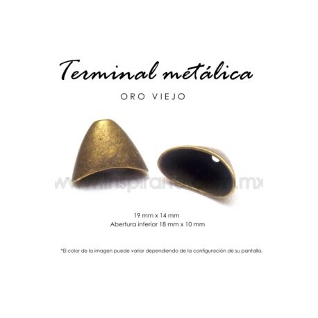 Terminal metálica perforada
