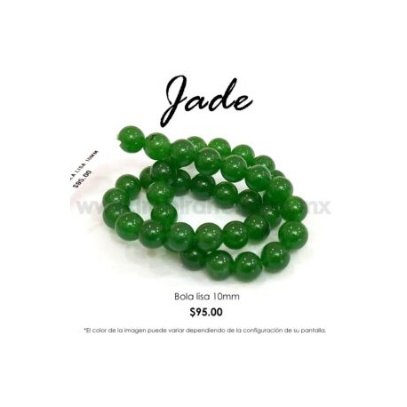Jade bola lisa 10 mm