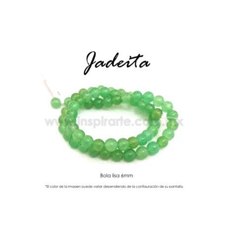 Jadeita bola lisa 6mm