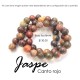 Jaspe Canto Rojo bola lisa 8mm