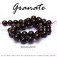 Granate, bola lisa 8mm