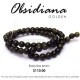 Obsidiana Golden, bola lisa 6mm