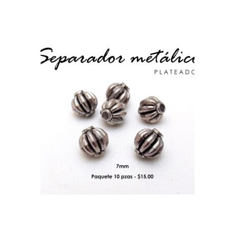 Separador metálico 7mm