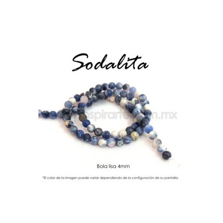 Sodalita bola lisa 4 mm